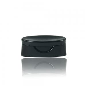 Best 24/400 Black Flip Top Cosmetic Plastic Bottle Cap For Shampoo wholesale