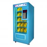 Full Metal Soda Vending Machine , Blue / Pink / Yellow Lucky Box Food Vending