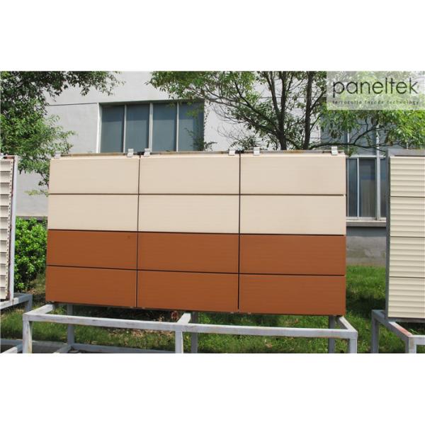 White Ceramic Facade Exterior Building Cladding Panels With Thermal Insulation