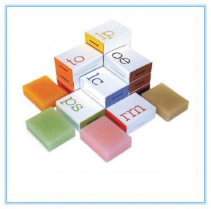 Best Cusomized Printing Paper Box Packaging , Hand Made Soap Packaging Box wholesale