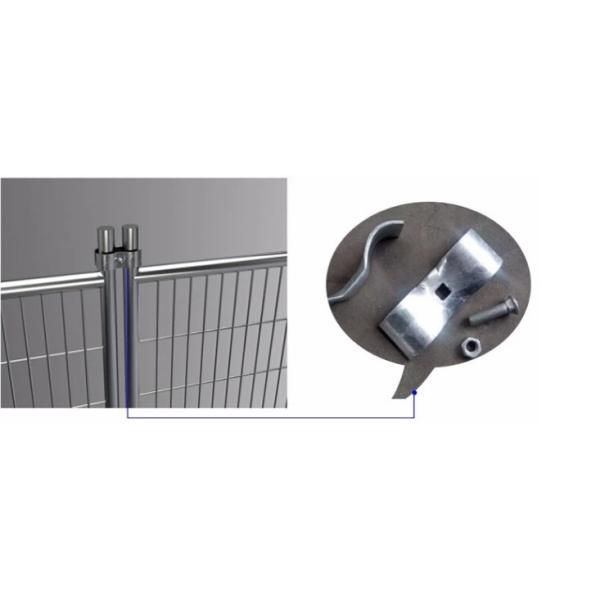 Electric Galvanized Steel 2.1*2.9m Temporary Security Fence 70*150mm Mesh