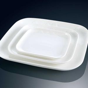 Best White Ceramic Square Plates Durable Porcelain Dessert Plate For Home wholesale