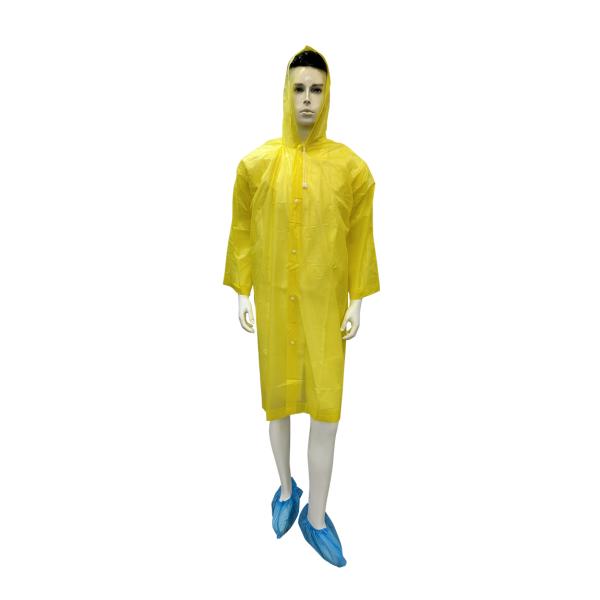 Adult/Children Use Disposable EVA Waterproof Raincoat With Multiple Colors