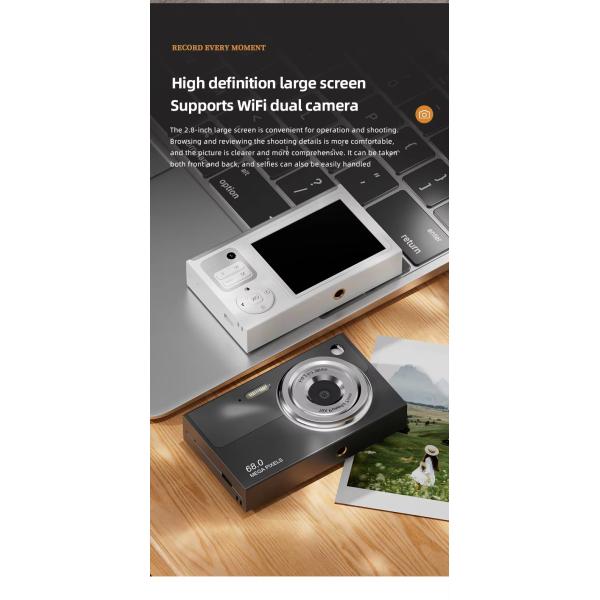 2 Lens Camcorder Digital Video Camera Wifi Photography 1080p 120fps