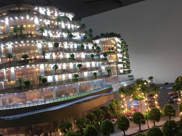 Cheap Machine Cut Acrylic Architecture Model , Modern Architecture Model Building for sale