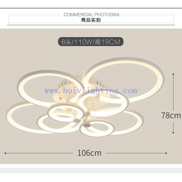 Certificate LED Flower Ceiling Lamp Modern Ceiling Light Made in China for Hotel or Home