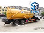 Sinotruk HOWO 15000L Vacuum Sewage Suction Tank Truck 6x4 15 m3 Sucking Tanker