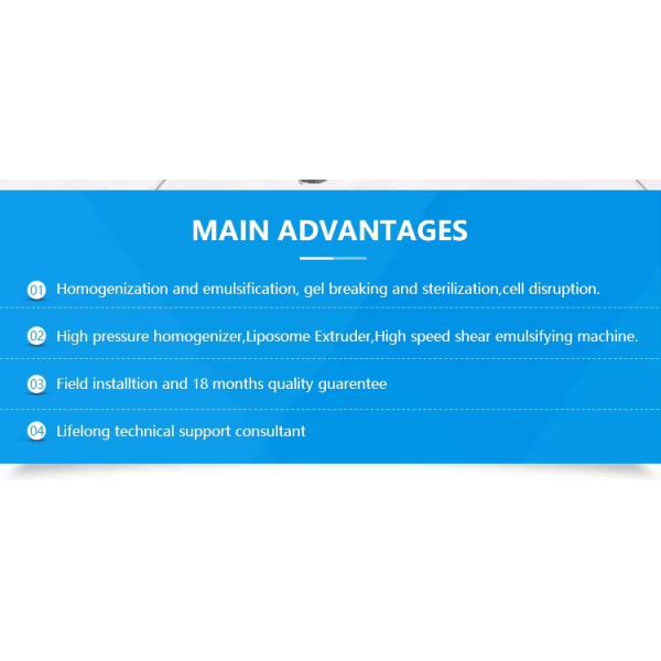 Small Scale Homogenizer Milk Homogenizer Mixing Machine