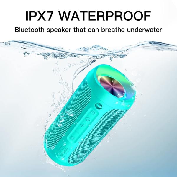 Small Bluetooth Waterproof Speaker Multipurpose With 3600mAh Battery