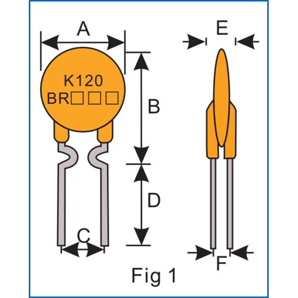 Polymer PTC Thermistor 6V - 600V With TUV UL IATF 16949 Approval