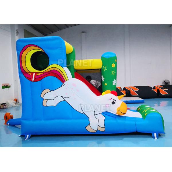 Oxford Inflatable Unicorn Bounce House Combo With Slip Slide 2 Years Warranty