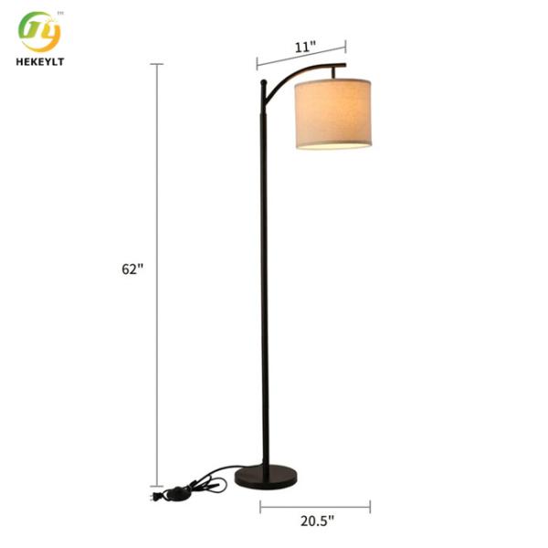 Metal Material LED Modern Floor Light Nordic Style E26 Bulb Base