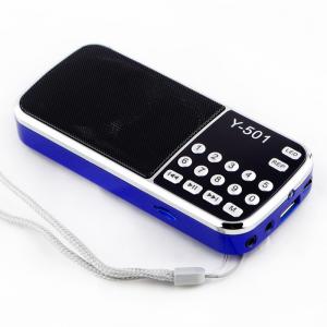 Best Durable LED Light Portable Radio Player With 3.7V 600mAh Battery wholesale