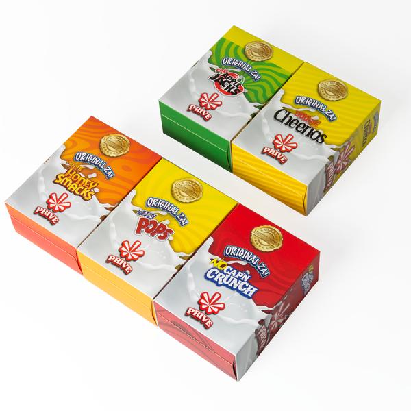 Square Custom Food Package Ivory Board Snack Boxes Custom Glossy Matte Lamination