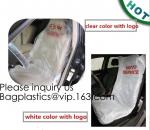 Car Disposable Plastic Seat Covers Vehicle Protectors, Five Set of Vehicle