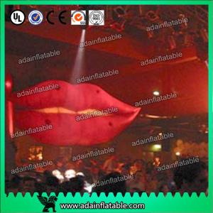 Best Cartoon Advertising Inflatables Balloon , Giant Mouth Red Lip Customized Character wholesale