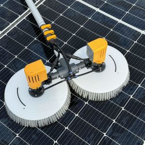 Best X4 Double Head Solar Cleaning Rotating Brush Soft Bristle wholesale