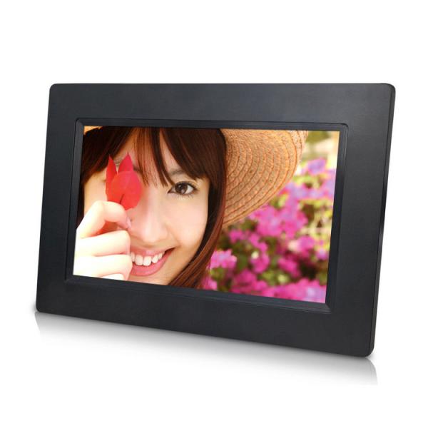 Cheap 7 Inch Digital Photo Frame With Button for Advertising with Loop Video Feature for sale