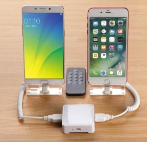 Best COMER 2 ways multiple ways tablet and mobile anti theft host with charging cables and alarm sensor wholesale