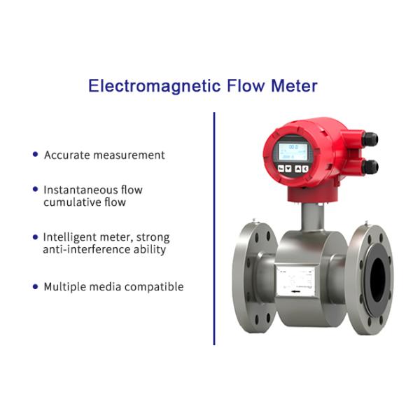 Fully Intelligent Electronic Magnetic Flow Meter Reliable Performance
