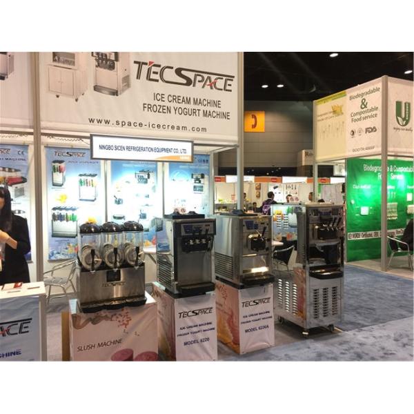 SS Single Flavor Ice Cream Machine , Soft Serve Ice Cream Maker Machine