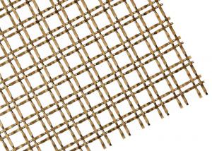 China Staircases Isolation Screen Decorative Wire Mesh 50mm Aperture Square Hole on sale