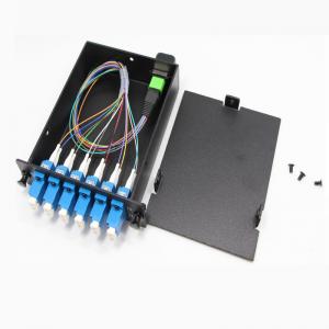 China Fiber Patch Panel MTP/MPO To 12LC Cores Modules With 12LC Adaptors MPO/MTP Module Cassette on sale