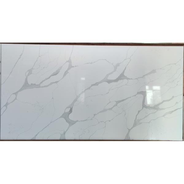 Solid Surface Artificial Stone Kitchen Countertops Tiles 6mm Large Quartz Island Top