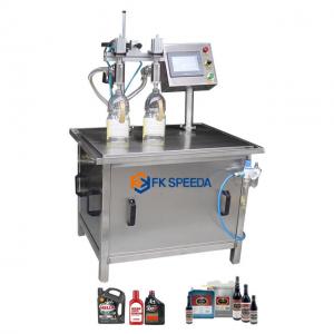 China FKF602 1000-5000ml Pneumatic Volumetric Filling Machine for Oil Water Juice Honey Soap on sale