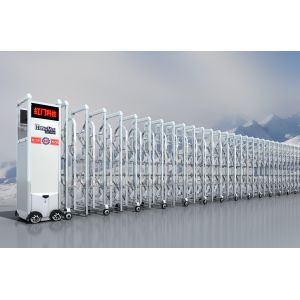 Best Wireless Electric Retractable Gate , Intelligent SS304 Automatic Folding Gate wholesale