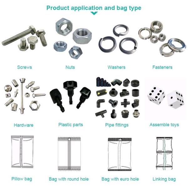 Furniture Parts Hardware Gaskets Screws Bolts Automatic Counting Filling Packaging Machine