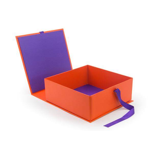 Offset Printing Collapsible Magnetic Box Packaging saving shipping cost and space