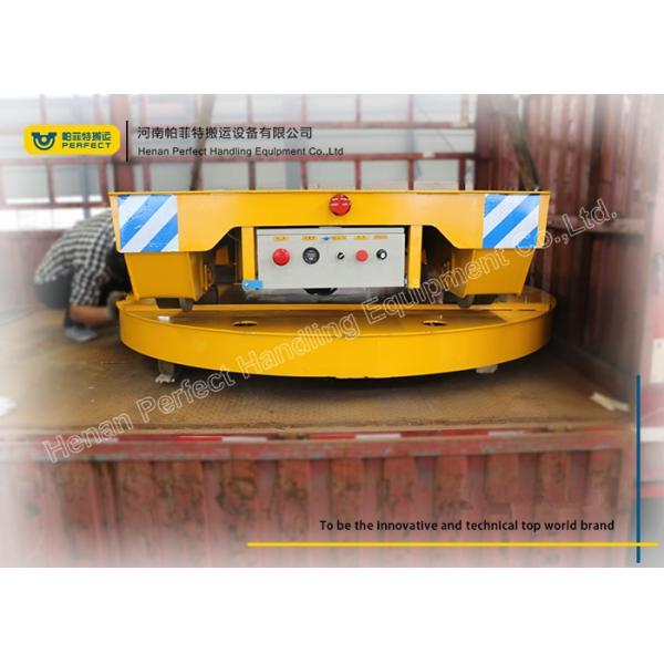 Manual / Powered Pallet Turntable For Factory Cargo Crossing Transportation