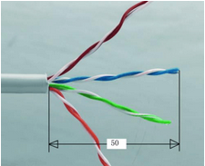Cat.5E RJ45 Network keystone jack Krone 180 degree 8P8C modular jack High-Reliable