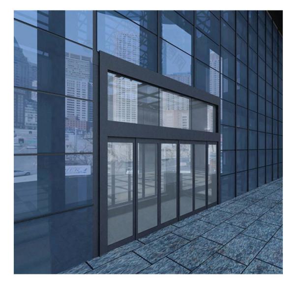Q355 Double Skin Curtain Wall 0.36mm Structural Curtain Wall Cladding System