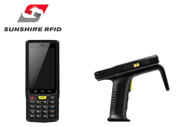 Cheap Android System Handheld Rfid Reader Writer , Rfid Portable Reader Ethernet RJ45 Interface for sale