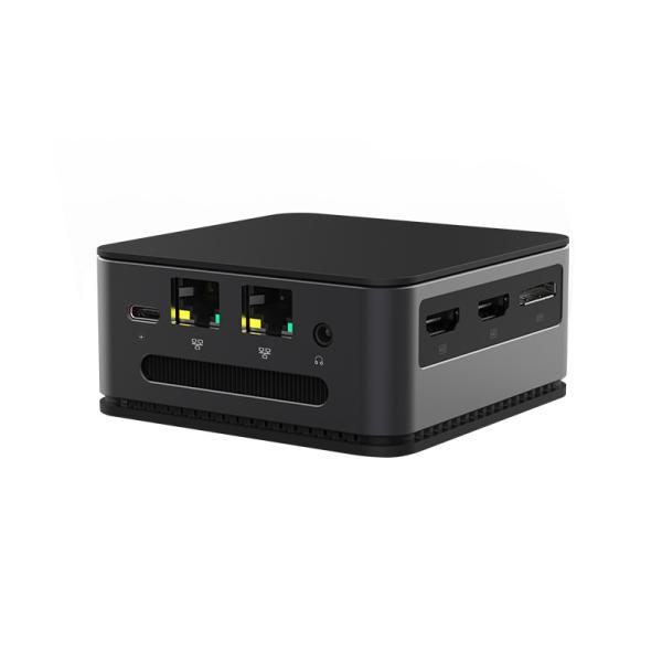 Cheap Intel Alder Lake N95 Intel Mini PC LPDDR5 12GB RAM With Dual LAN And 4K HD For Office for sale