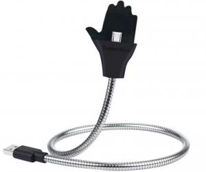 Best Palms USB Light Gooseneck Metal Hose Phone USB Charging Cable 50cm wholesale