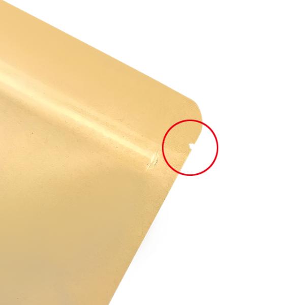 Wholesale Kraft Paper Three Side Seal Pouch Zipper Lock For Tea Food Zipper Top Empty Pouch