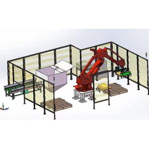 Electric Robotic Packaging And Palletizing Equipment High Speed With Stacking
