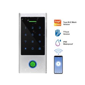 Best Fingerprint 125KHz Card Smart Door Access Control System with Touch Keypad Waterproof IP66 WIFI Tuya Access Control Read wholesale