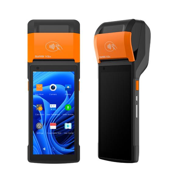 Cheap Lottery Store Sunmi V2S Smart POS Payment Terminal QR Code Scanner With Multiple Payment Options for sale