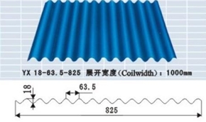 Waterproof Corrugated Roof Tile Roll Forming Machine for Factory , Warehouse , Garage