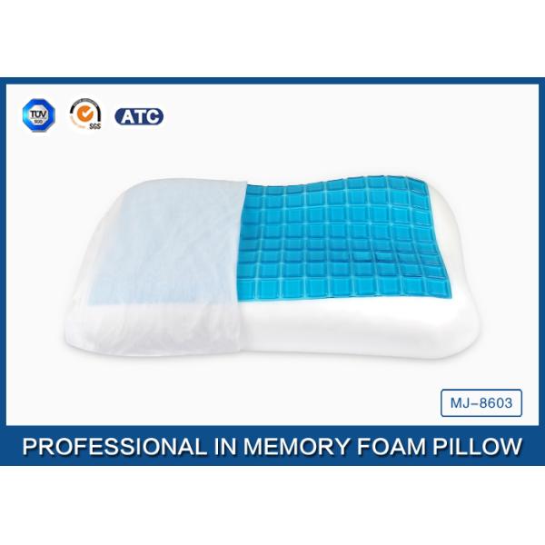 Iso Cool Memory Foam Cooling Gel Pillow With High Density And Two Layer Pillowcase