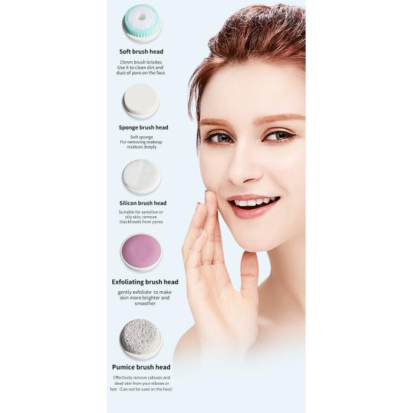 IPX5 Deep Scrubbing 360degree Rotation Facial Cleansing Device
