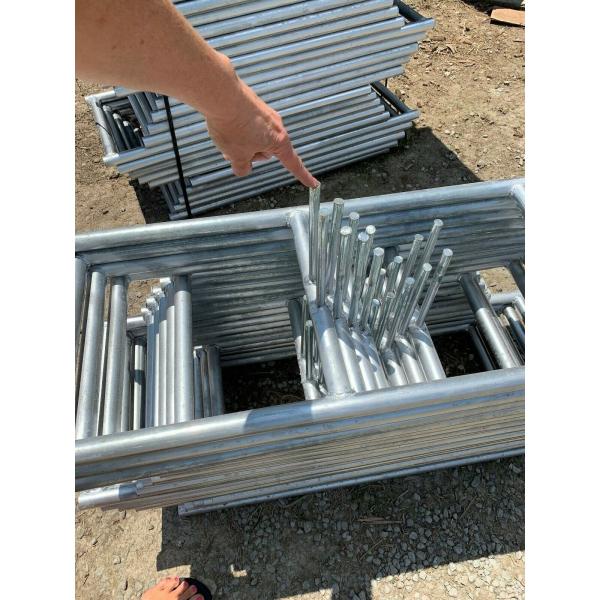 6ft X 12ft Temporary Fence Panel Hot Galvanized Chain Link Construction