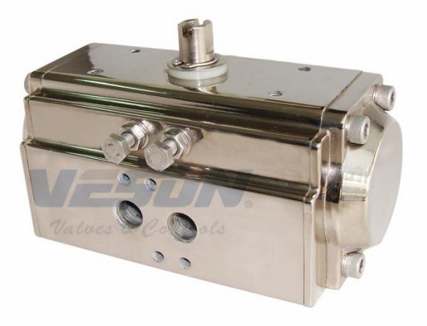 Cheap Nickle Plated Quarter Turn Pneumatic Actuator , Rotary Air Actuator Anticorrosive for sale