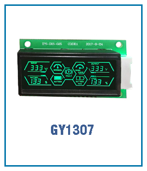 Yellow Green Solar Charger LCD Display for Inverter Display Mode 1/3 Bias Mini 7 Segment LCD Module within 50C