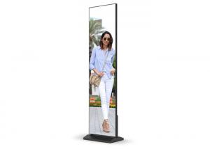 China Shopping Mall Advertising P2mm HD LED Poster Display Floor Stand Alone Easy Moving 640*1920mm on sale