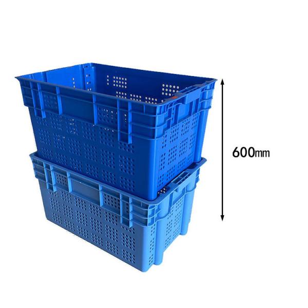 Cheap Recyclable HDPE  Plastic Crates 200lbs Stackable Storage Crates for sale